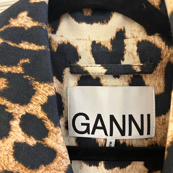Ganni Leopard Print Jacket - Picture 2 of 4
